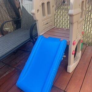 Kids Playhouse with Blue Slide